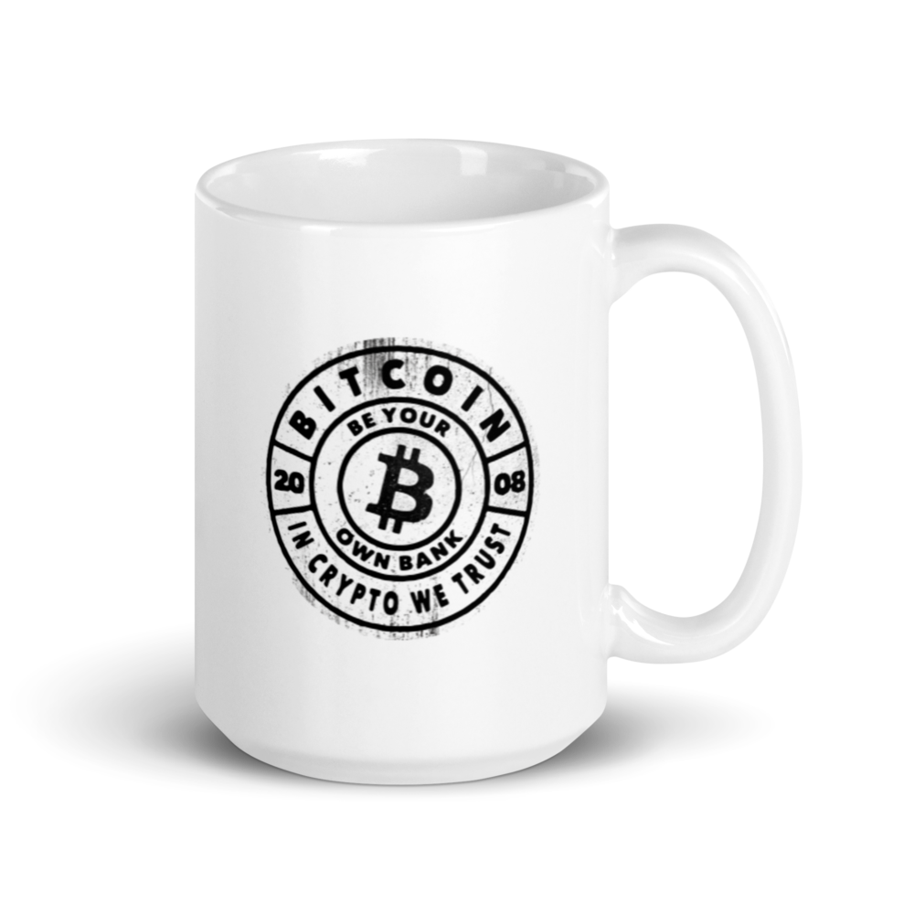 Bitcoin Be Your Own Bank mug