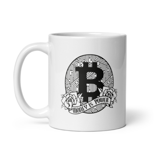 Bitcoin: Money is Power mug