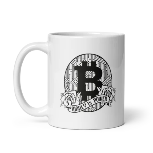 Bitcoin: Money is Power mug
