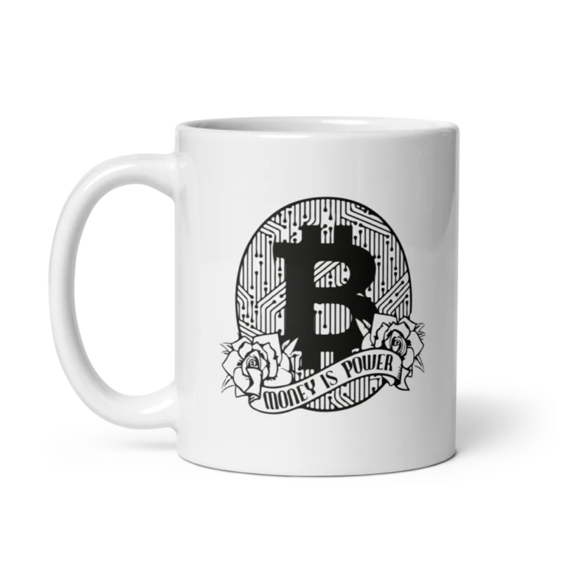 Bitcoin: Money is Power mug
