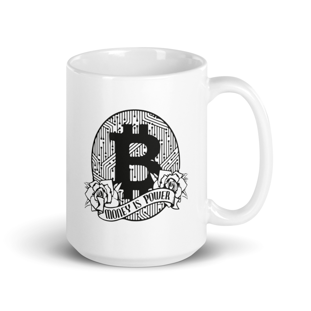 Bitcoin: Money is Power mug