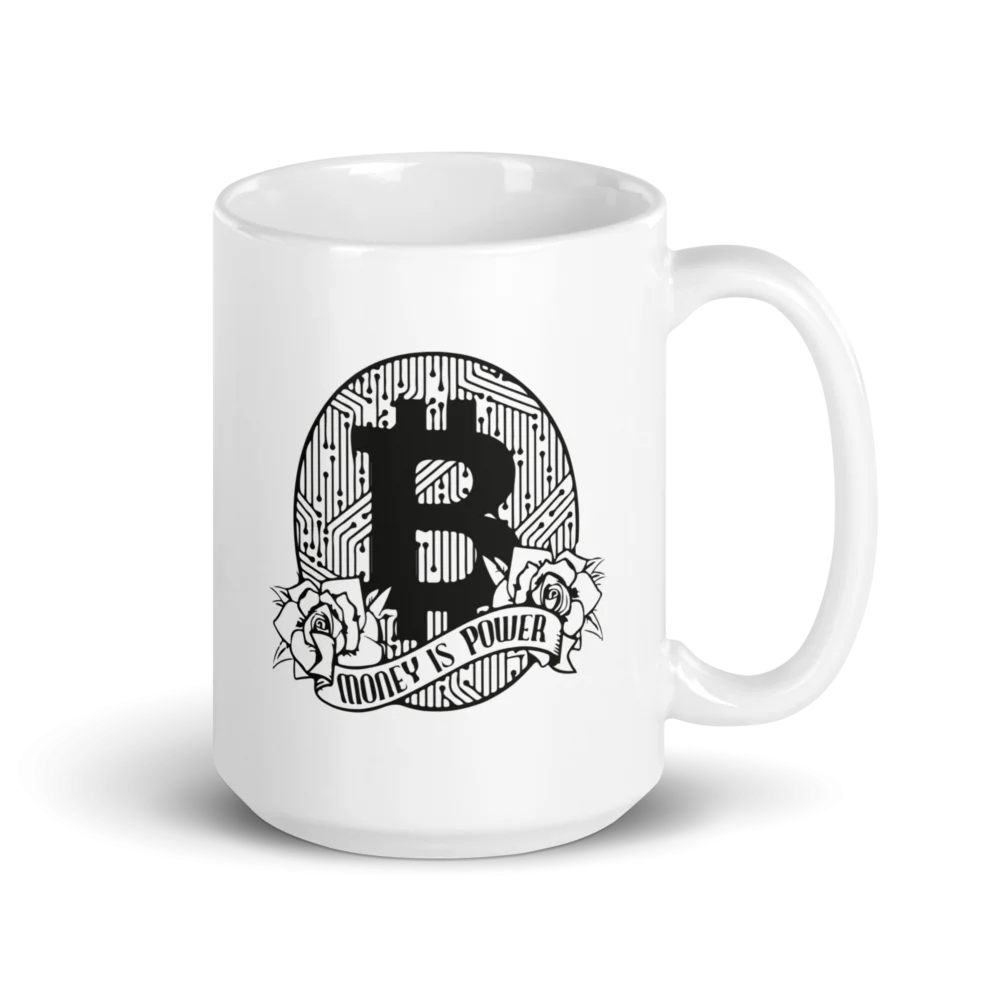 Bitcoin: Money is Power mug - Image 3