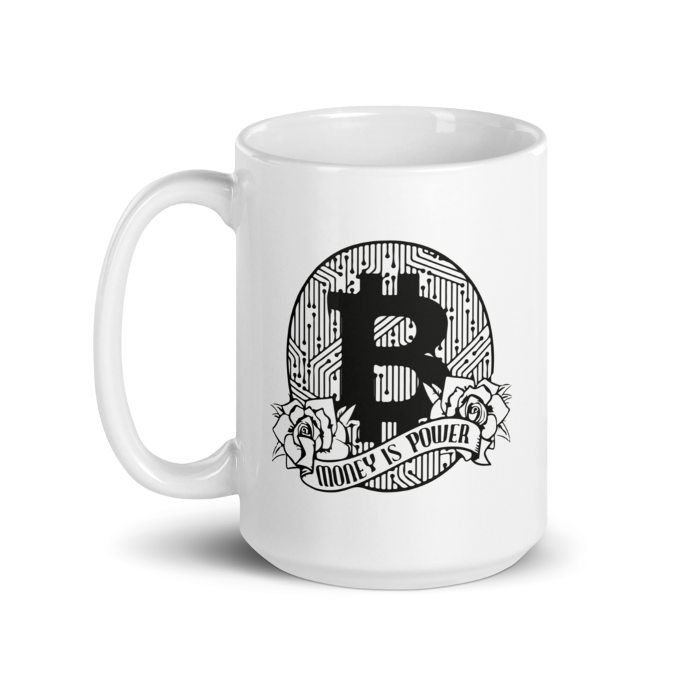 Bitcoin: Money is Power mug