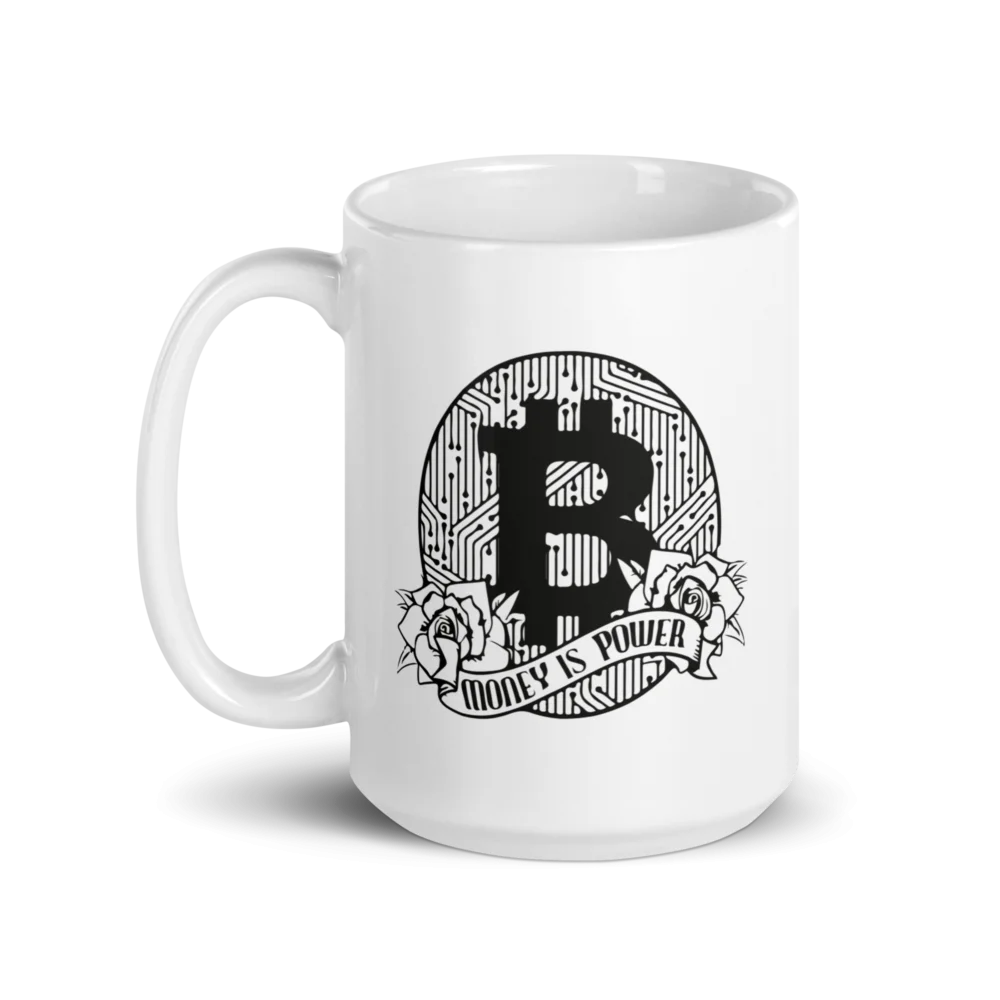 Bitcoin: Money is Power mug - Image 4