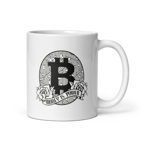 Bitcoin: Money is Power mug