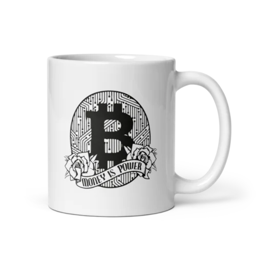 Bitcoin: Money is Power mug