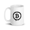 Bitcoin Stencil Logo mug