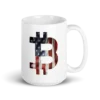 Bitcoin USA Flag mug