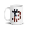 Bitcoin USA Flag mug