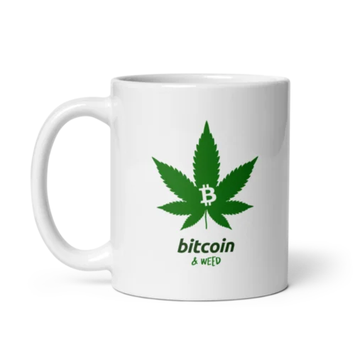 Bitcoin & Weed mug