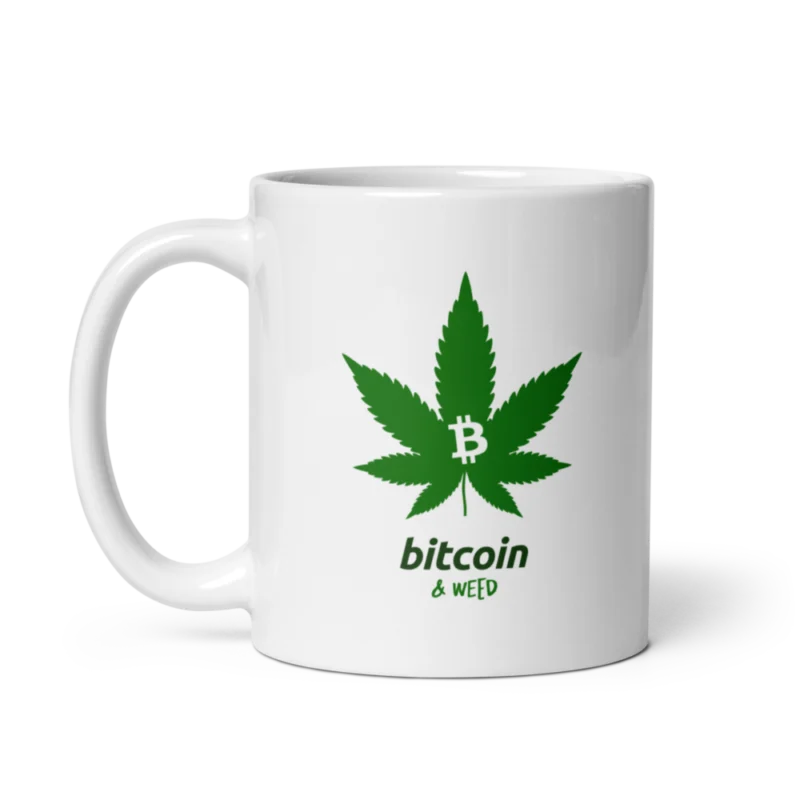 Bitcoin & Weed mug