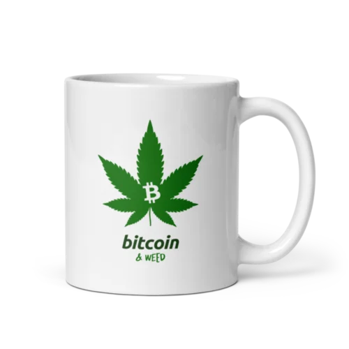 Bitcoin & Weed mug