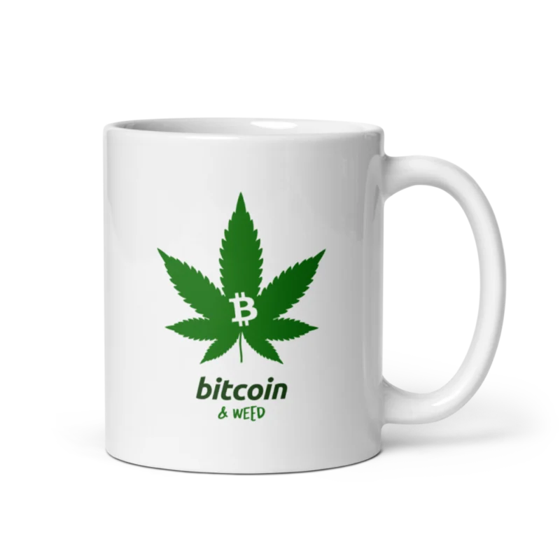 Bitcoin & Weed mug