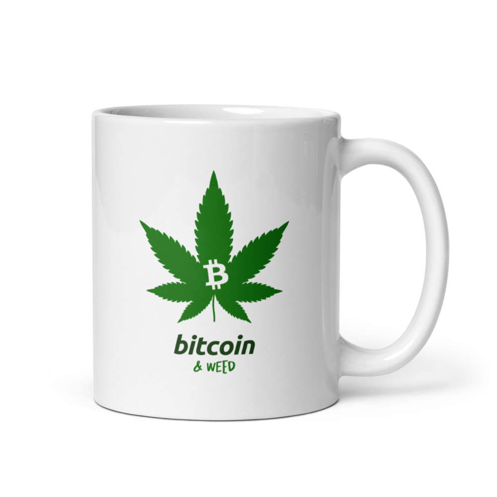 Bitcoin & Weed mug