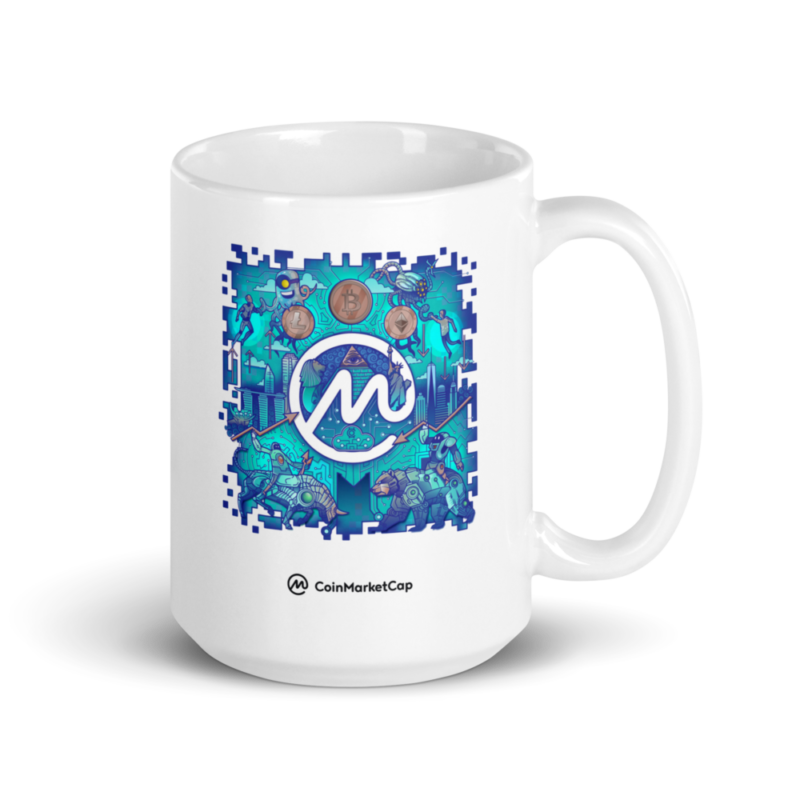 CoinMarketCap Illustration mug