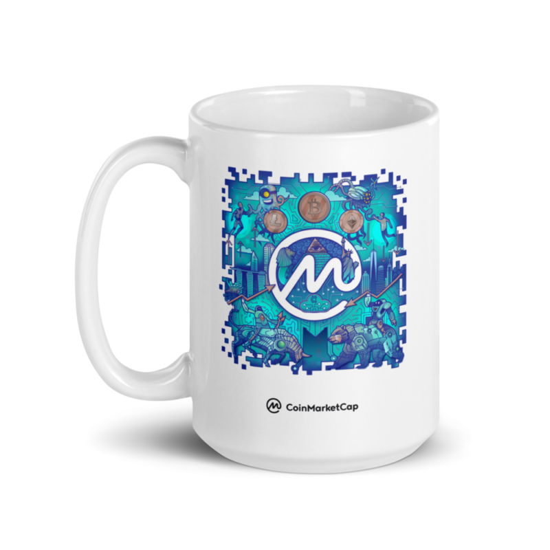 CoinMarketCap Illustration mug
