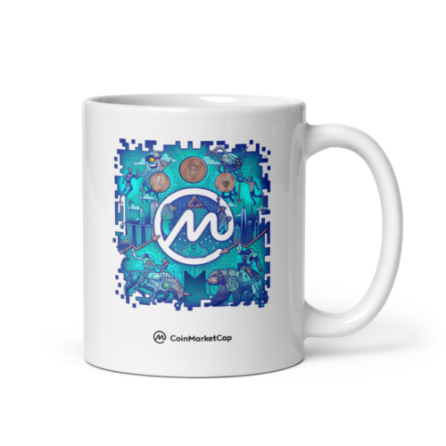 CoinMarketCap Illustration mug