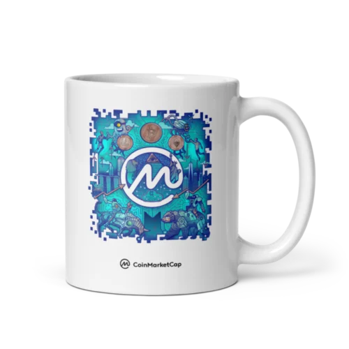 CoinMarketCap Illustration mug