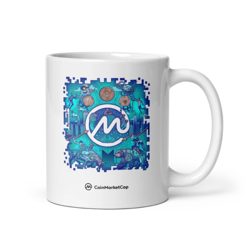 CoinMarketCap Illustration mug