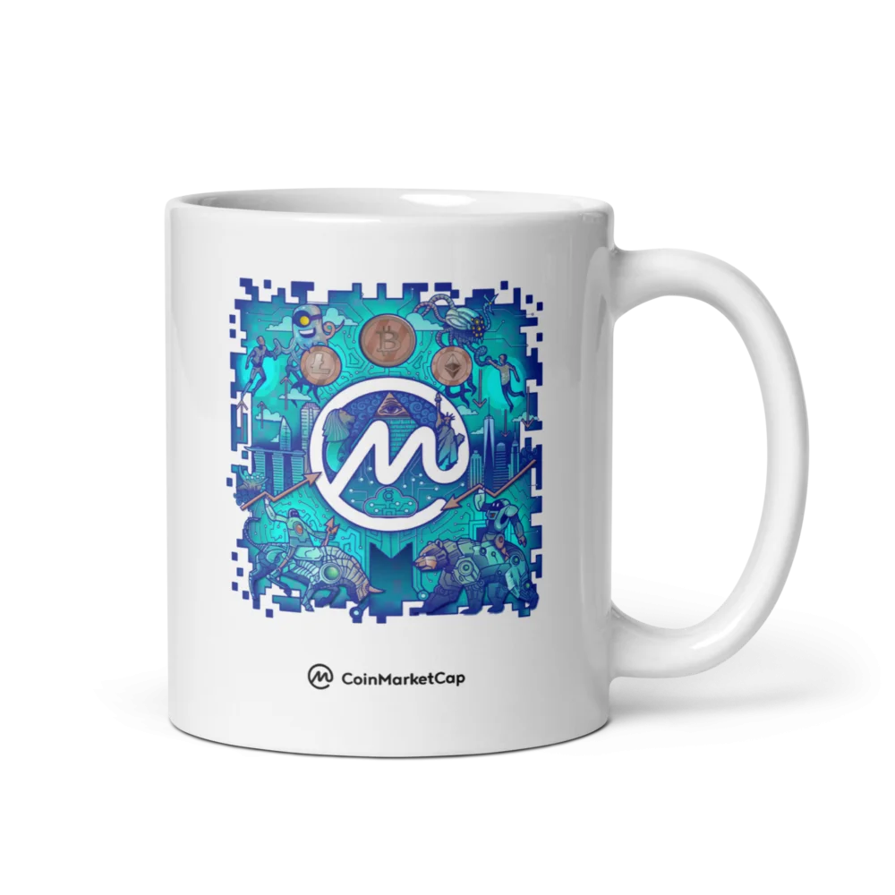 CoinMarketCap Illustration mug