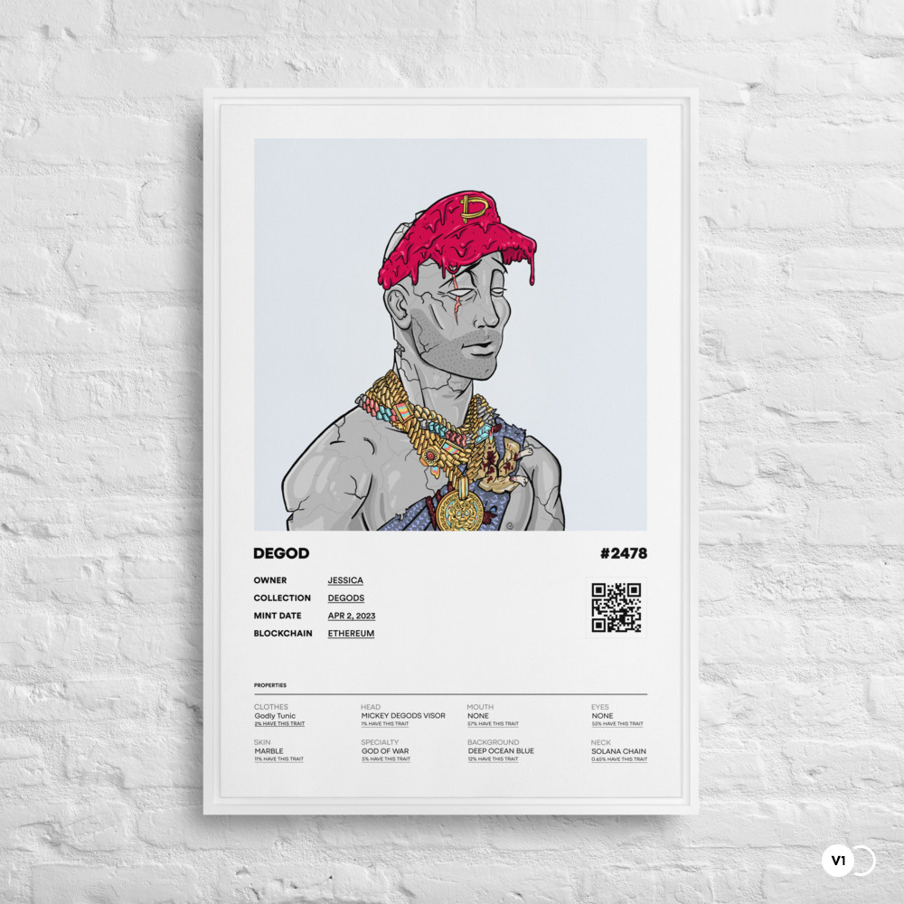 Custom Framed NFT Canvas