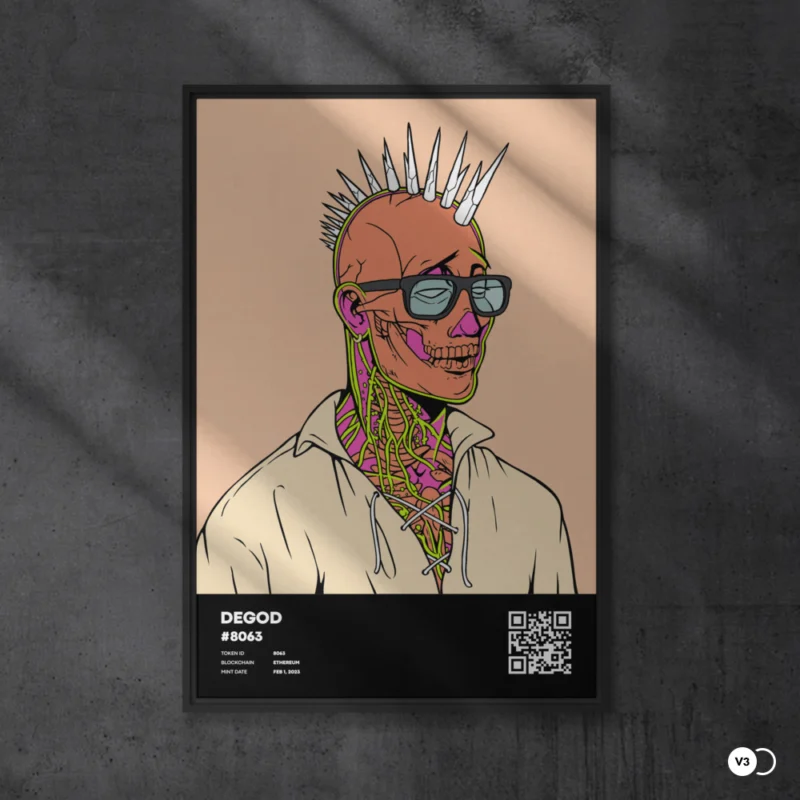 Custom Framed NFT Canvas