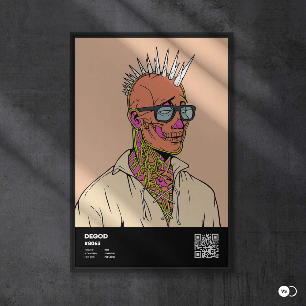 Custom Framed NFT Canvas