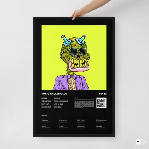 Custom Framed NFT Canvas