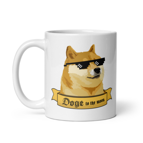 Doge to the Moon mug