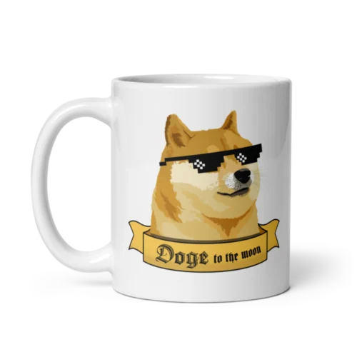 Doge to the Moon mug