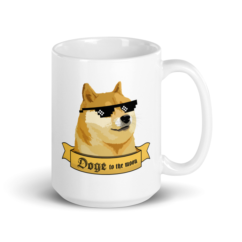 Doge to the Moon mug