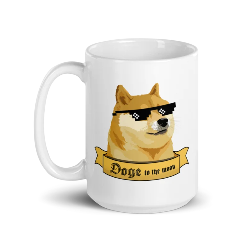 Doge to the Moon mug
