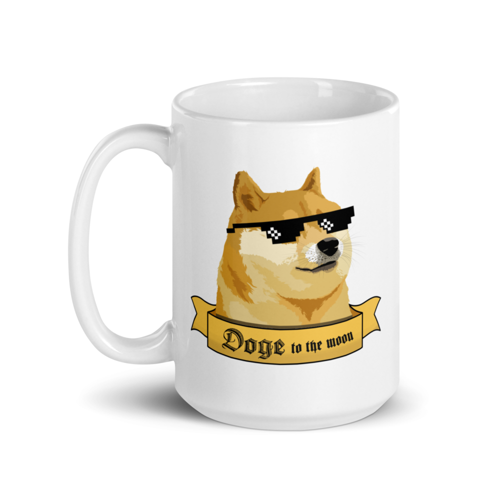 Doge to the Moon mug