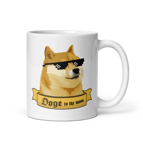 Doge to the Moon mug