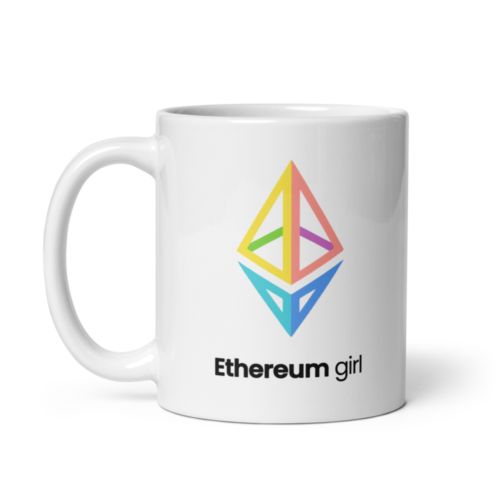Ethereum Girl mug