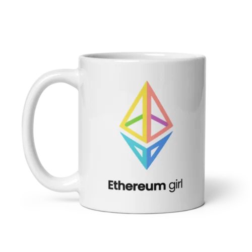 Ethereum Girl mug