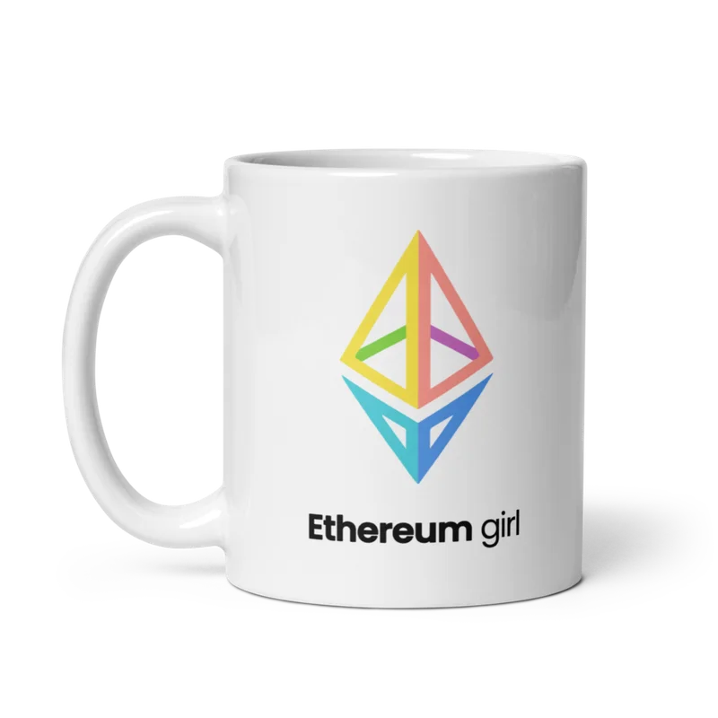 Ethereum Girl mug