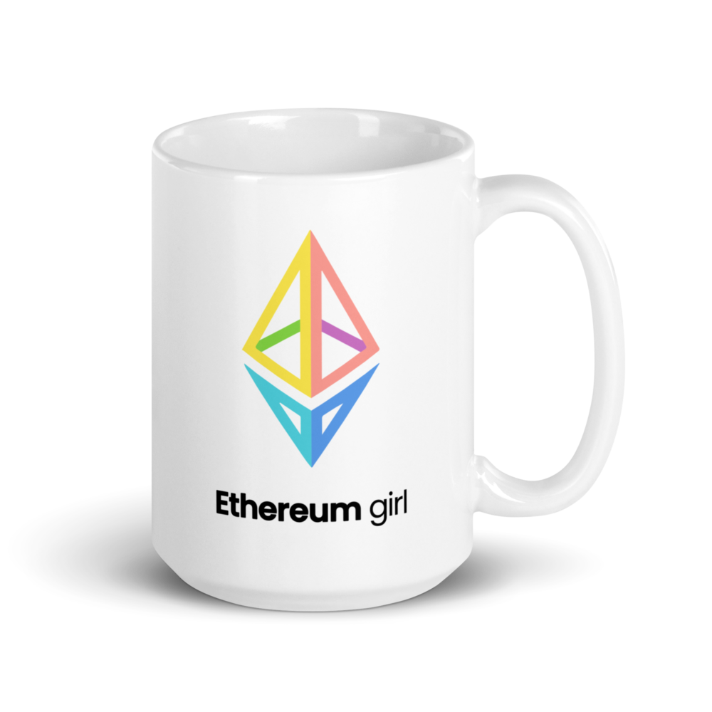Ethereum Girl mug