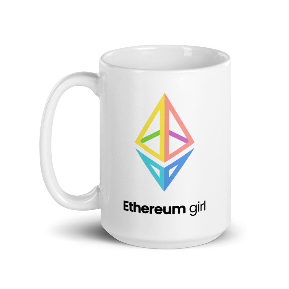 Ethereum Girl mug