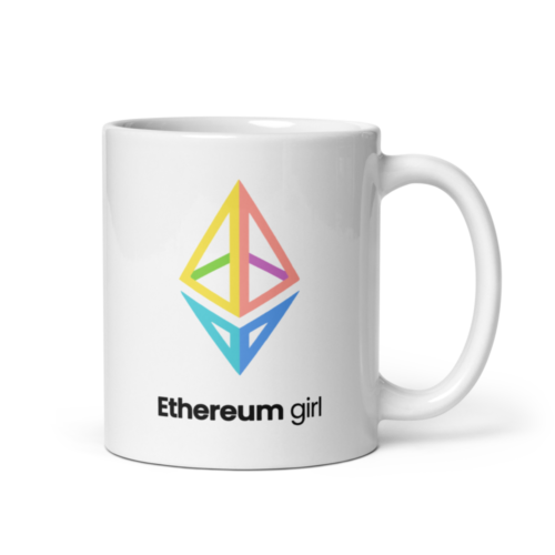 Ethereum Girl mug