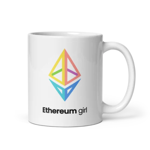 Ethereum Girl mug