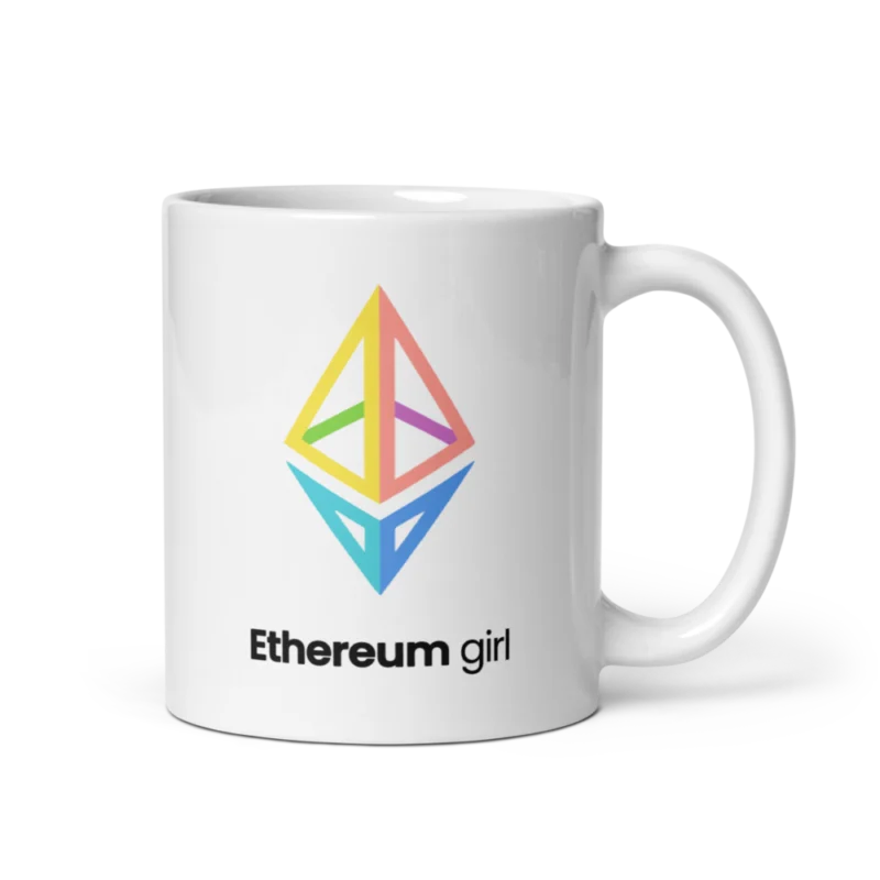 Ethereum Girl mug