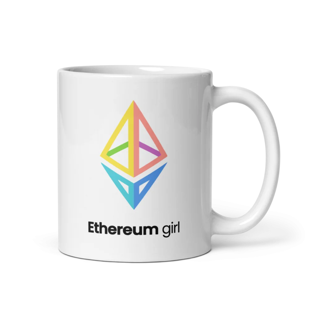 Ethereum Girl mug
