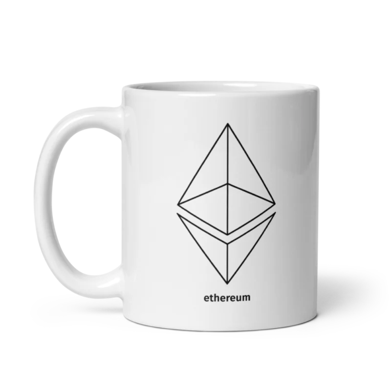 Ethereum Line Logo mug