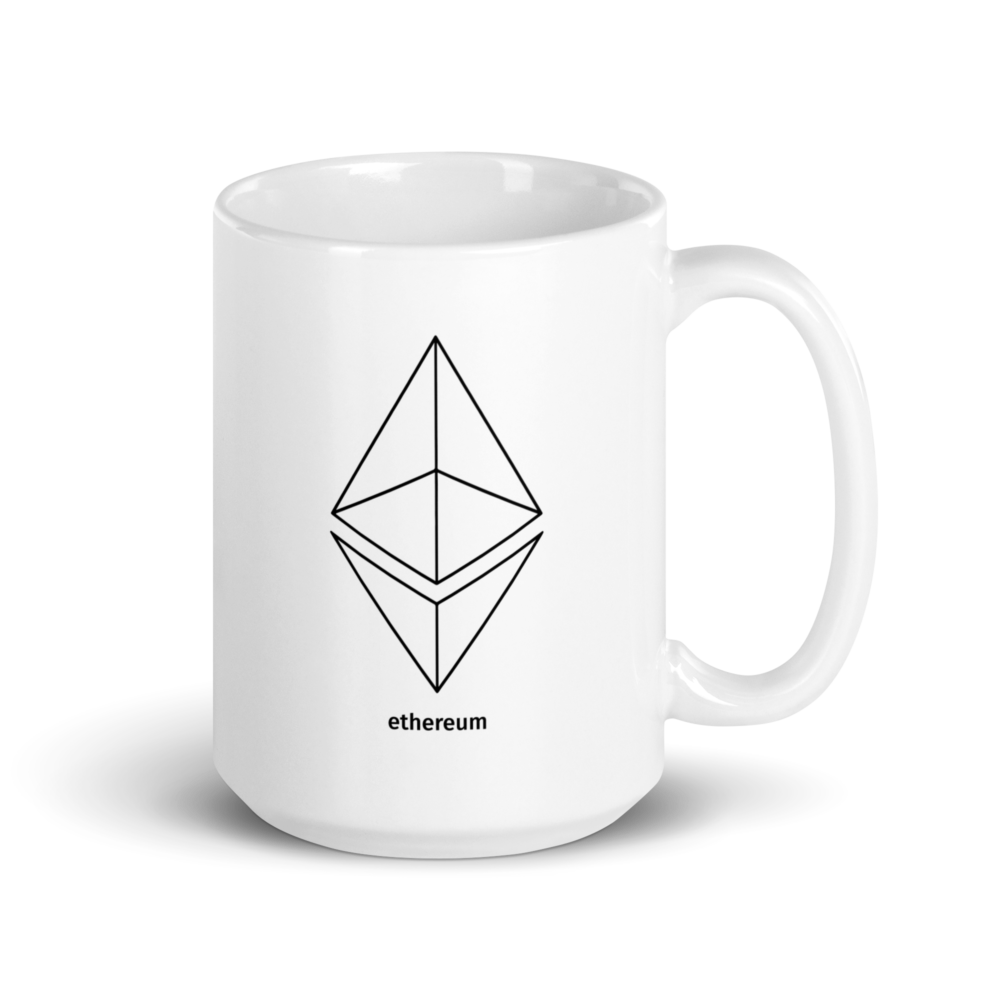 Ethereum Line Logo mug
