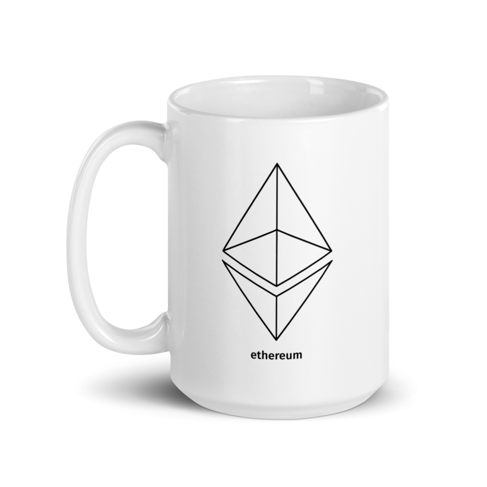 Ethereum Line Logo mug