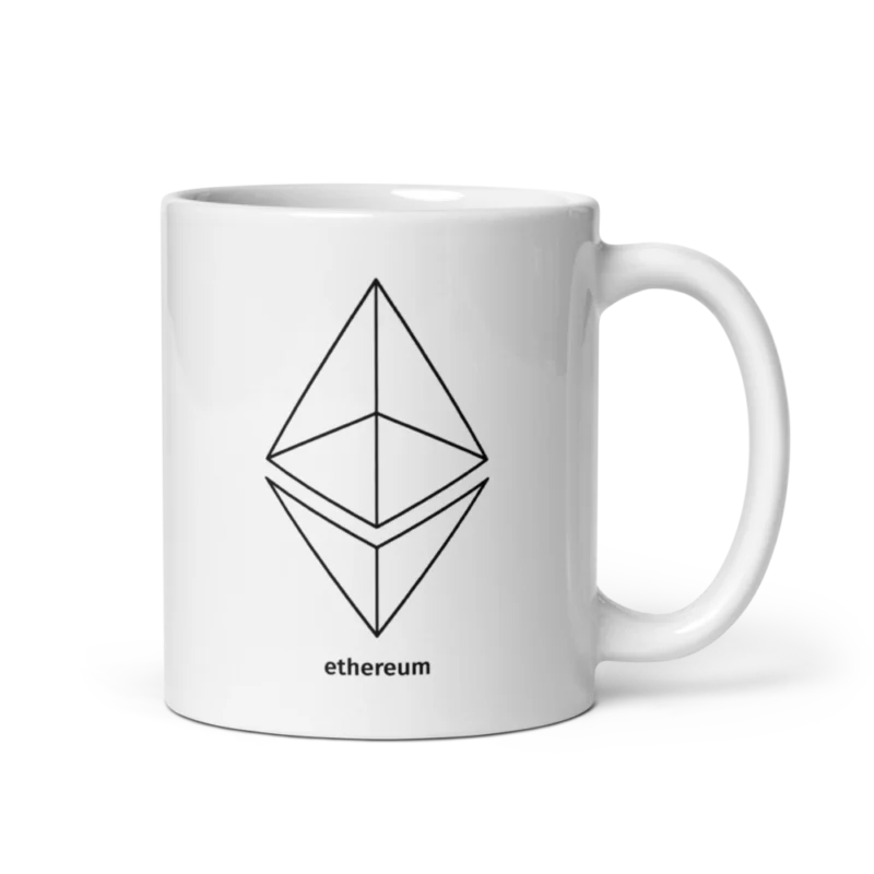 Ethereum Line Logo mug