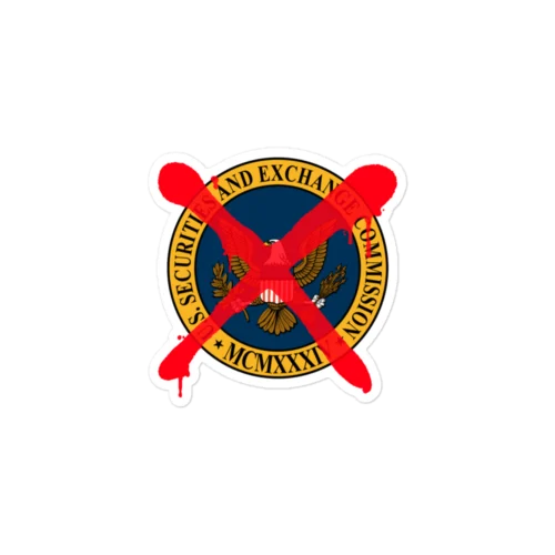 FUCK THE SEC Sticker