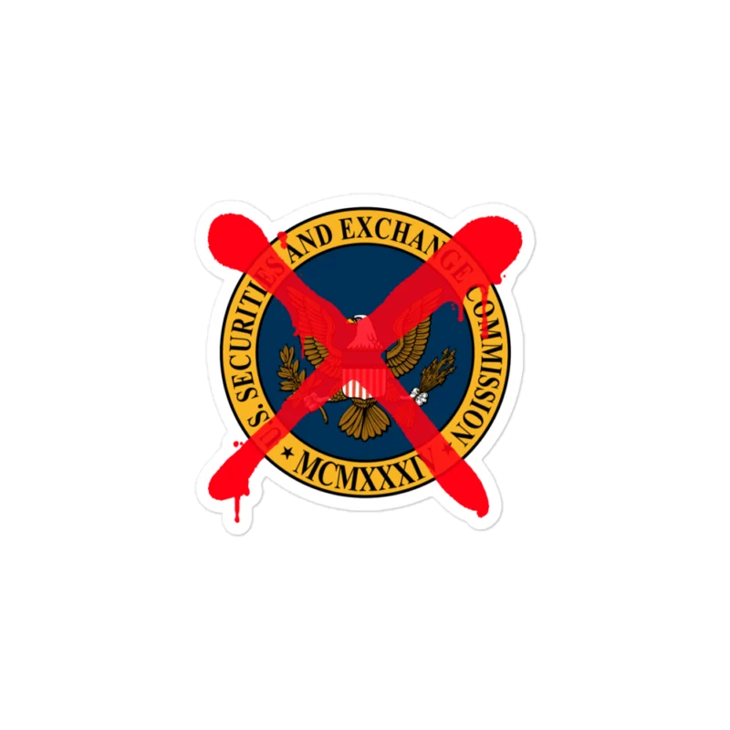 FUCK THE SEC Sticker