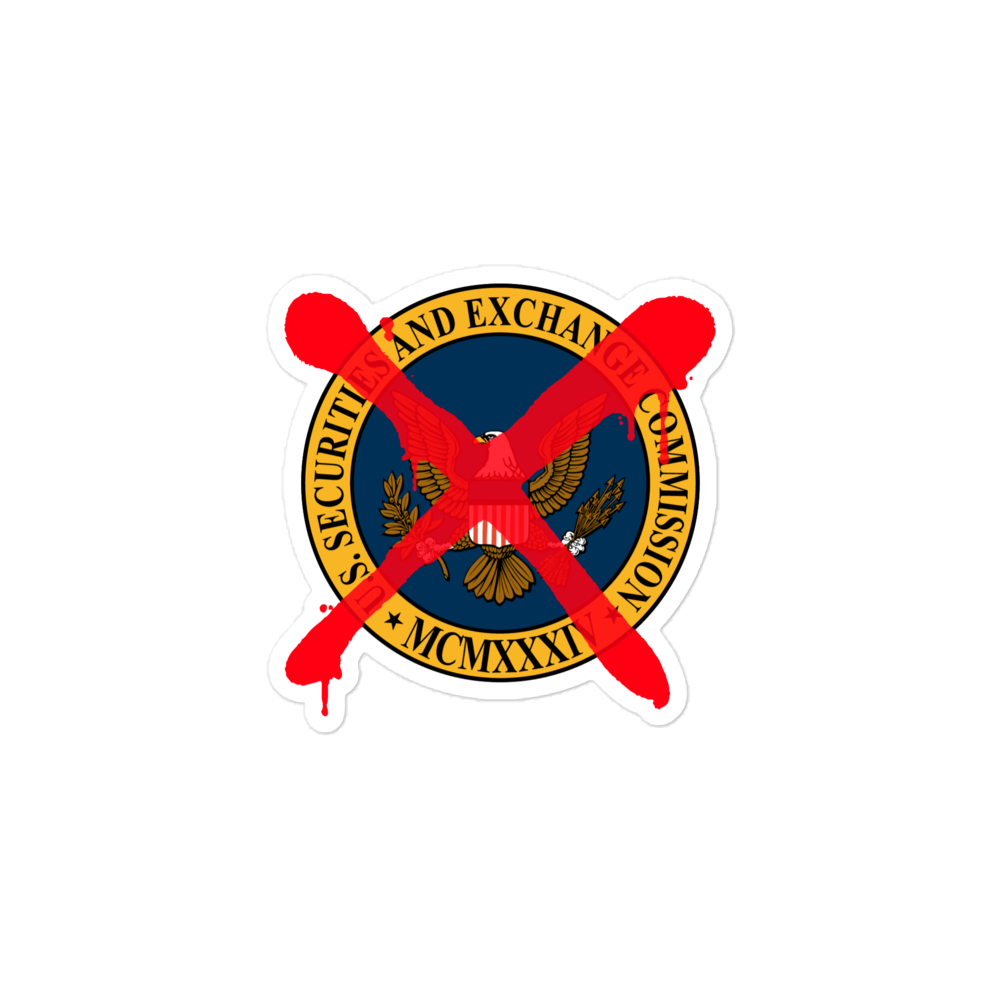 Fuck The Sec Sticker